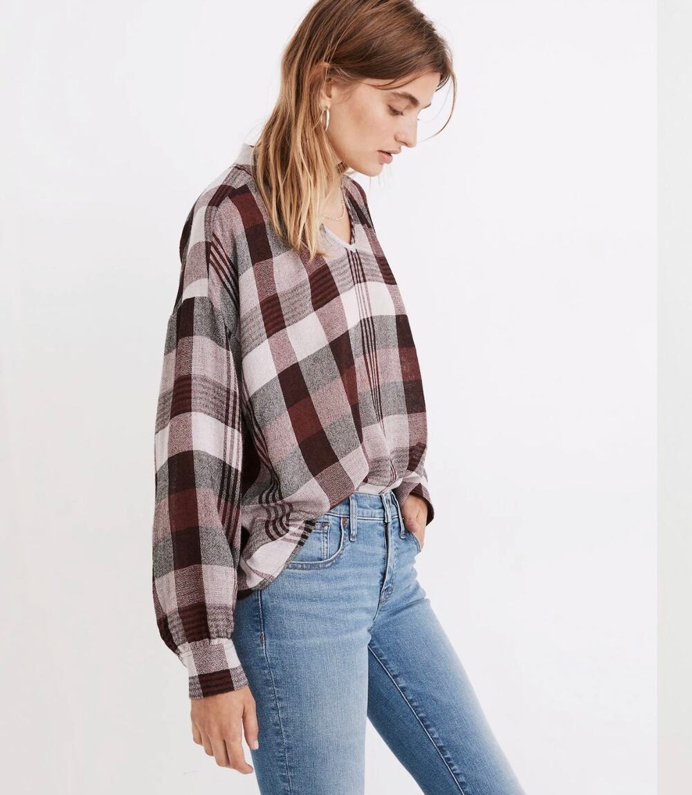 Madewell Long Sleeve Blouse